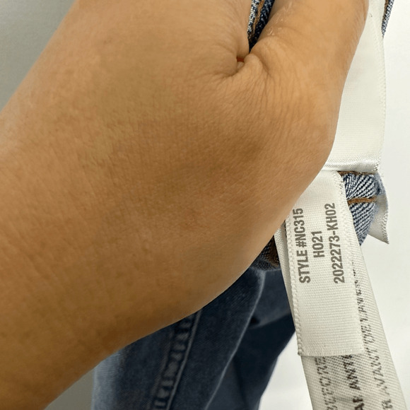 MADEWELL 10" High Rise Skinny Jeans Ainsworth Wash Raw Hem Edition NC315 size 27 - Picture 7 of 7